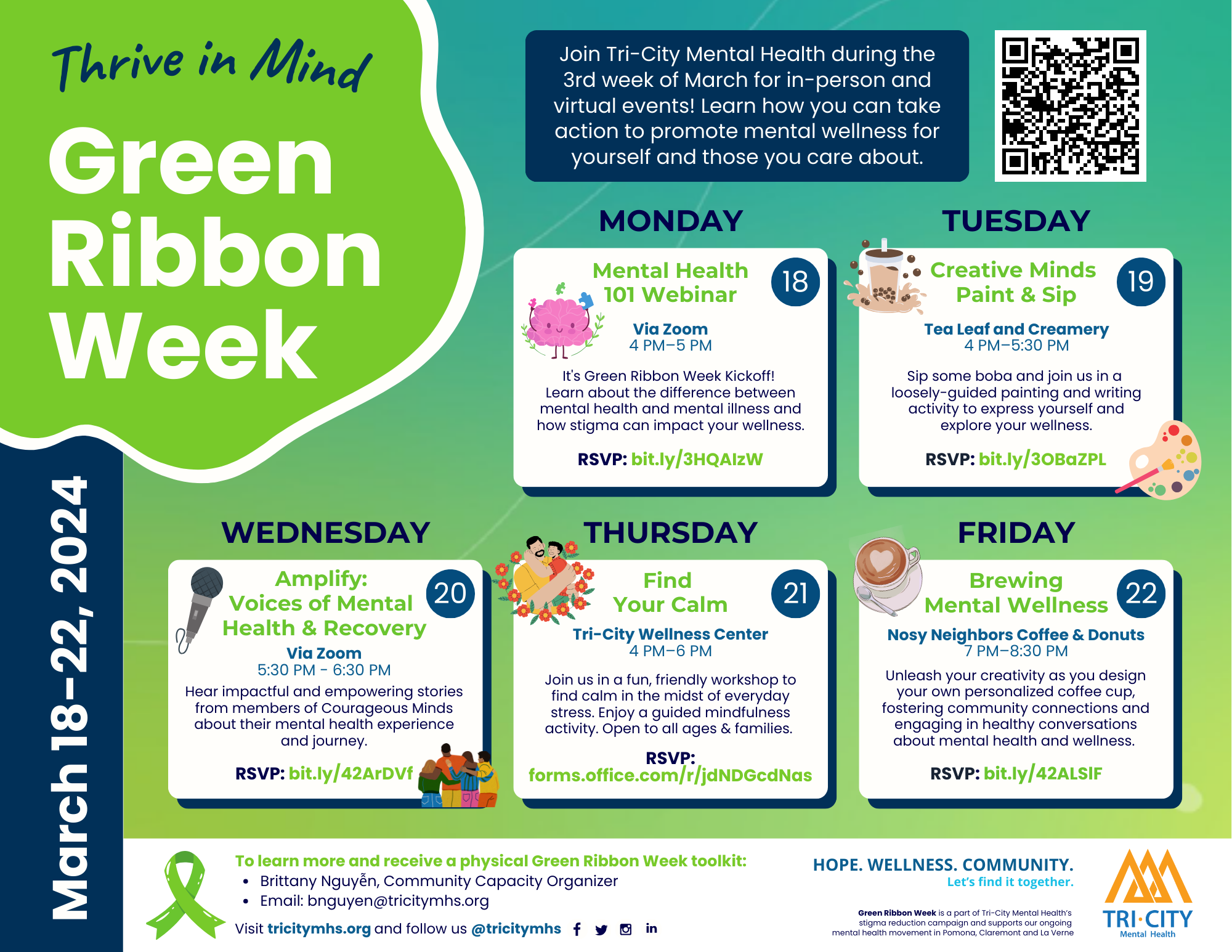 Download the 2024 Green Ribbon Week Calendar in PDF Format