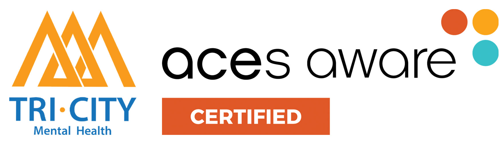 ACEs Aware certified TCMH cobrand logo