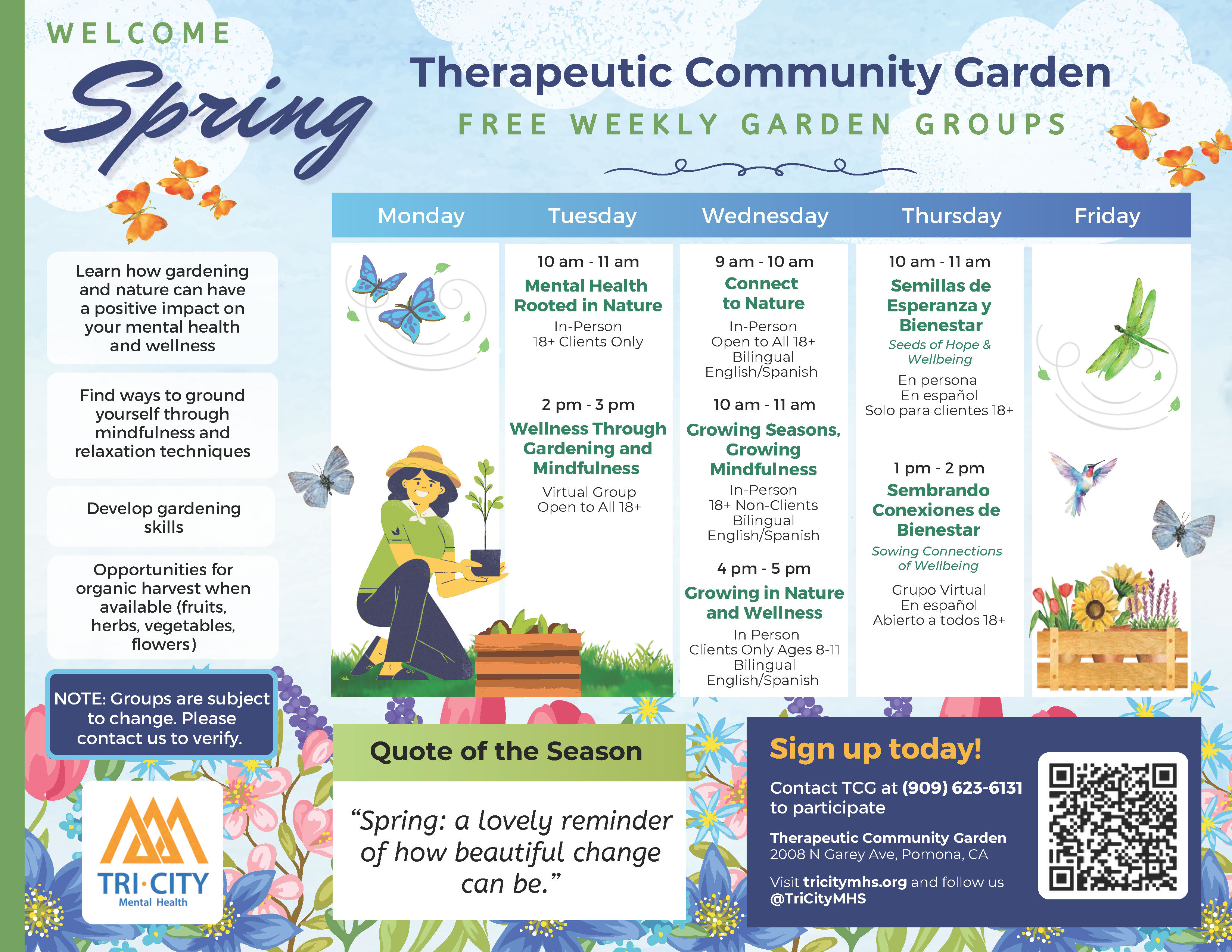 Download the TCG Group Calendar in PDF format