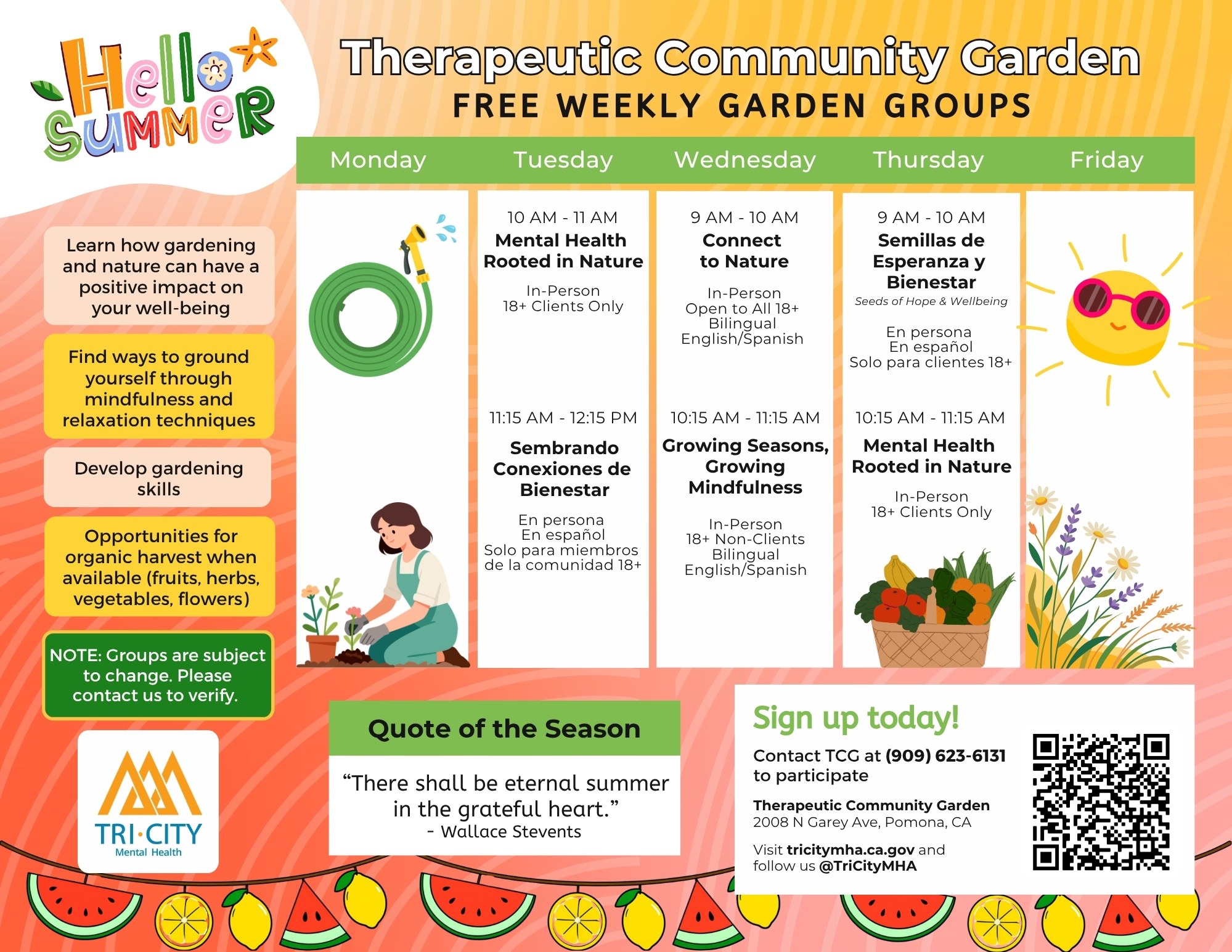 Download the TCG Group Calendar in PDF format