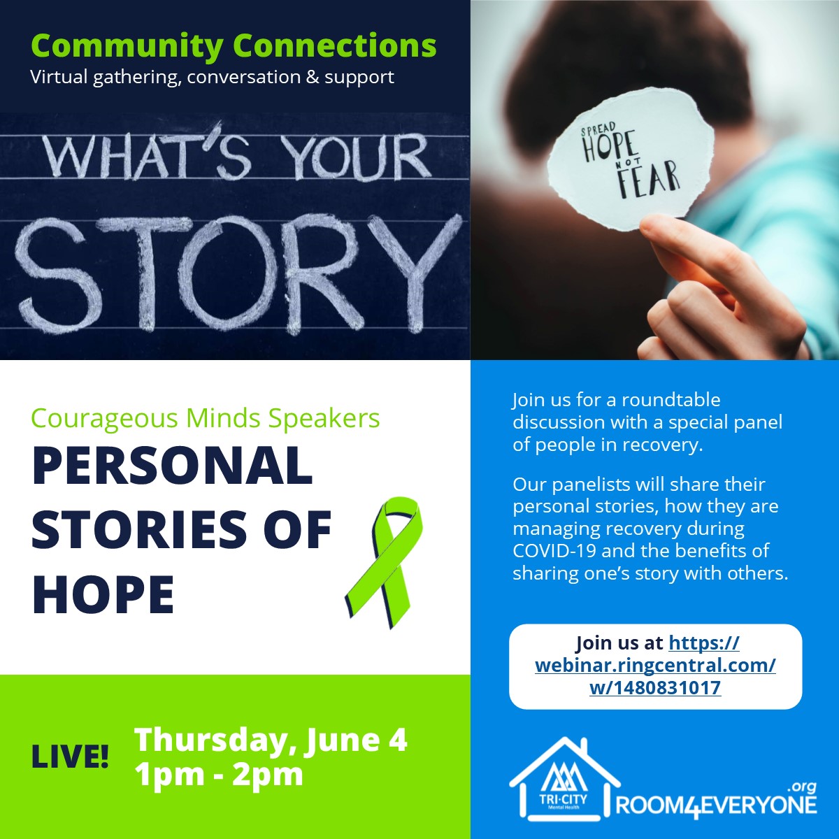 06 04 20 Community Connections Personal Stories of Hope