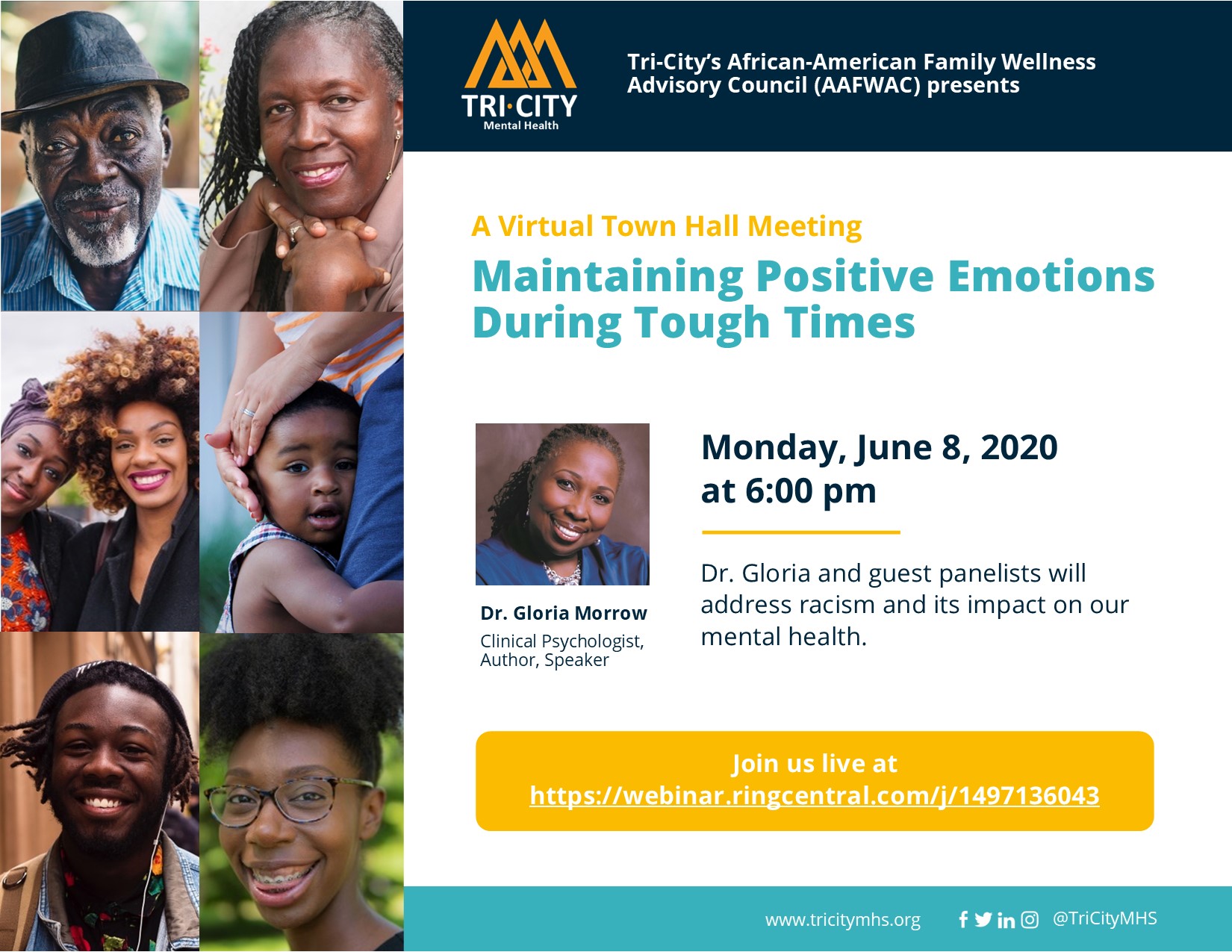 AAFWAC town hall flyer 06 08 2020