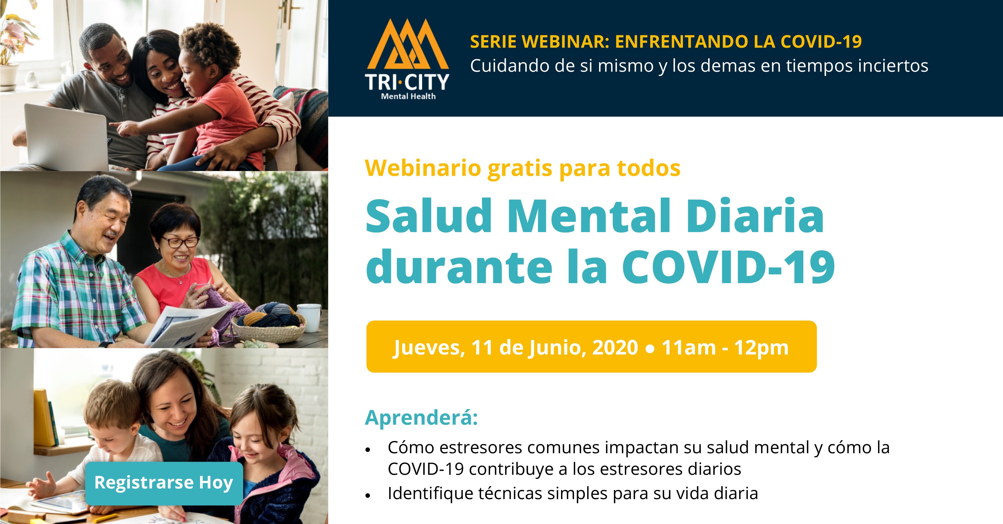 COVID 19 webinar everyday mental health espanol