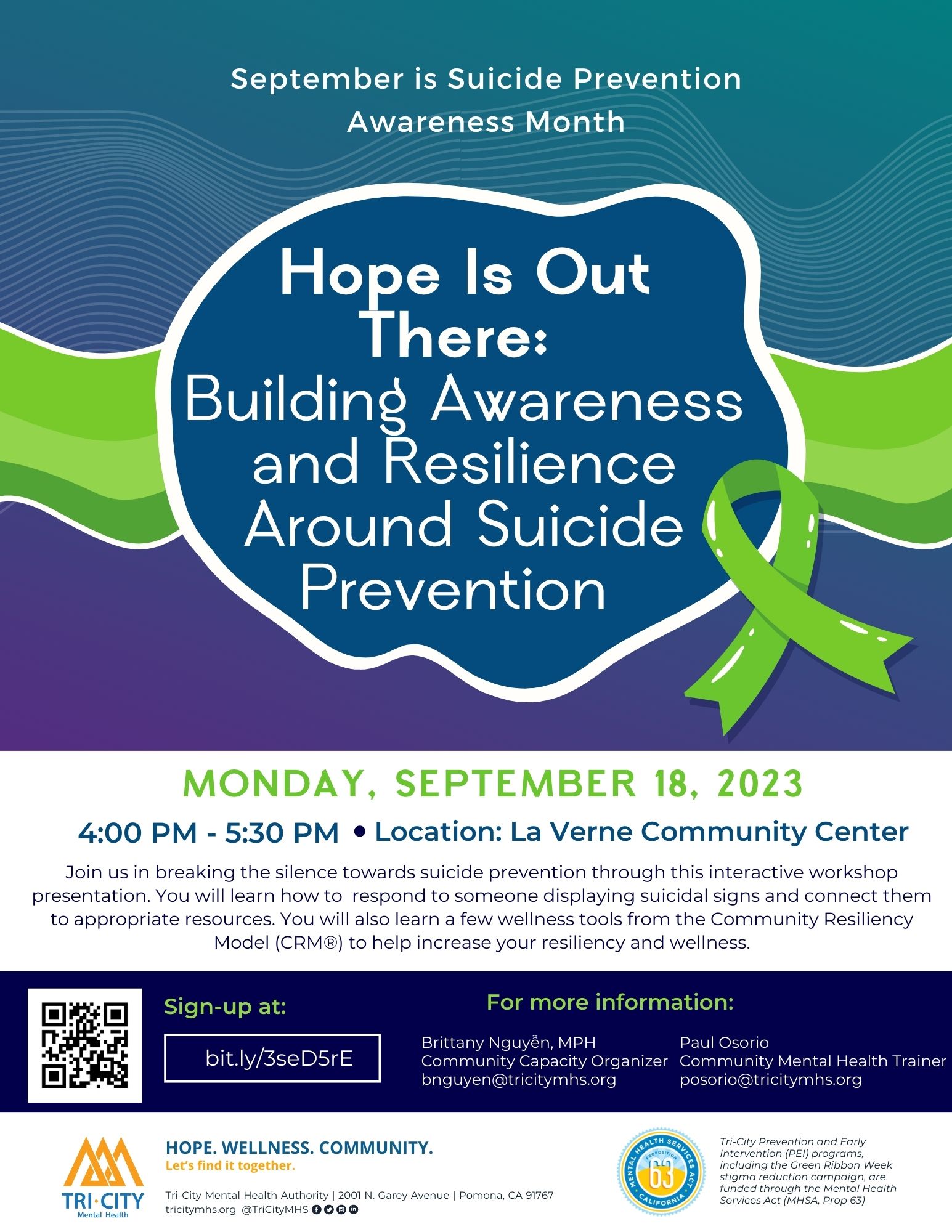 Hope is Out There Workshop
